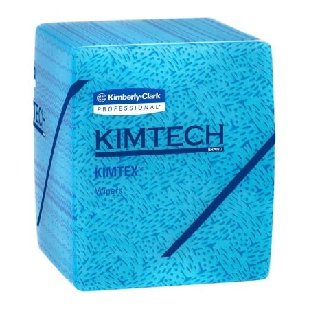 United Stationers Supply Kimtech Prep Kimtex 1/4 Fold Wipers 12-1/2" x 13, Blue 66 Wipes/Box 8/Case - KIM33560 KIM33560